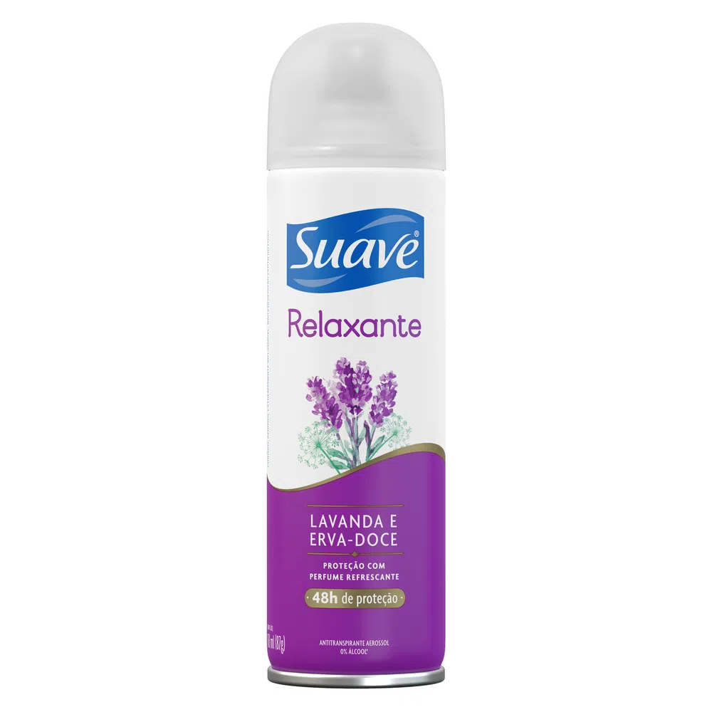 Desodorante Aerosol Suave Lavanda e Erva Doce